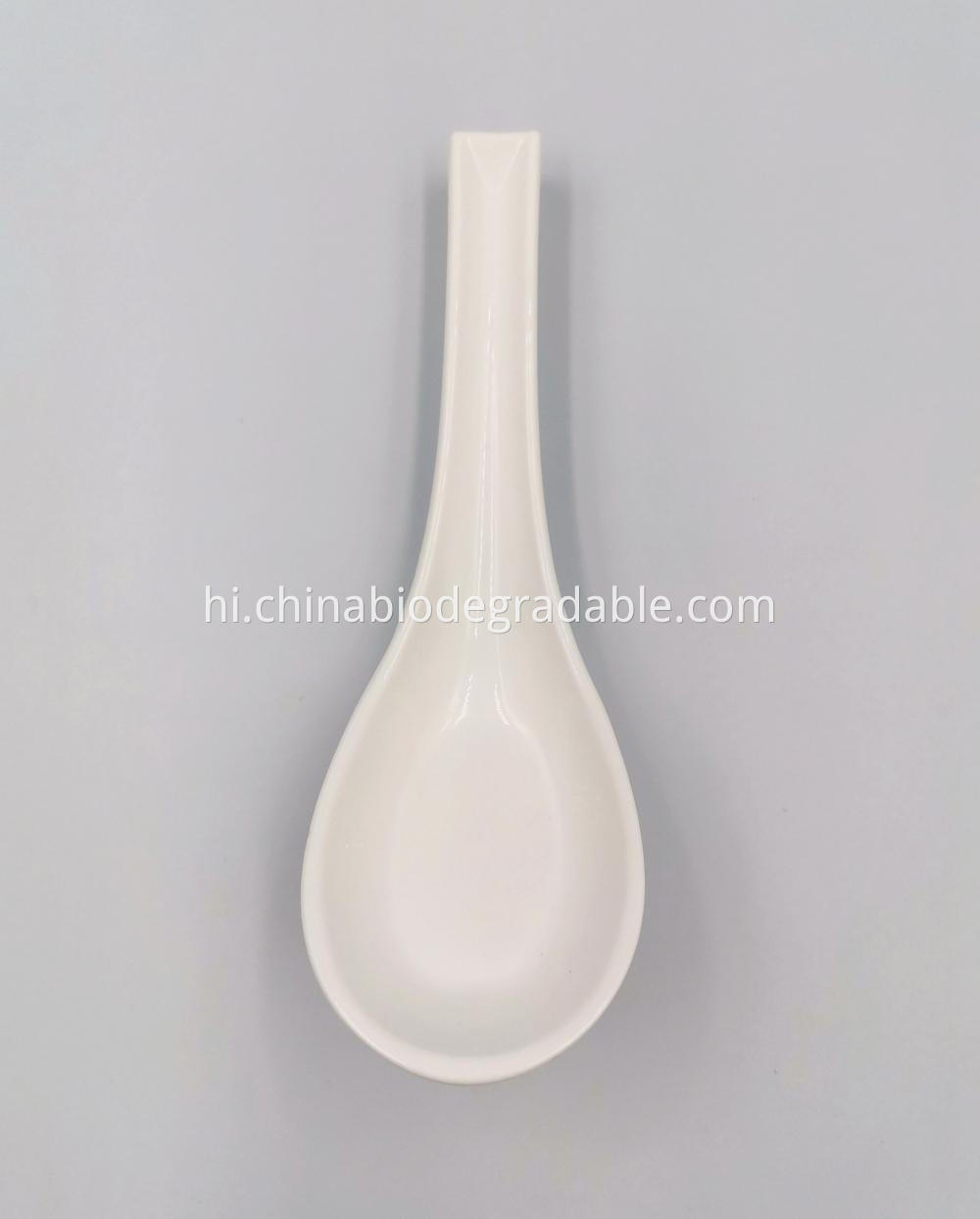 100% Biodegradable Tableware Soup Spoon 